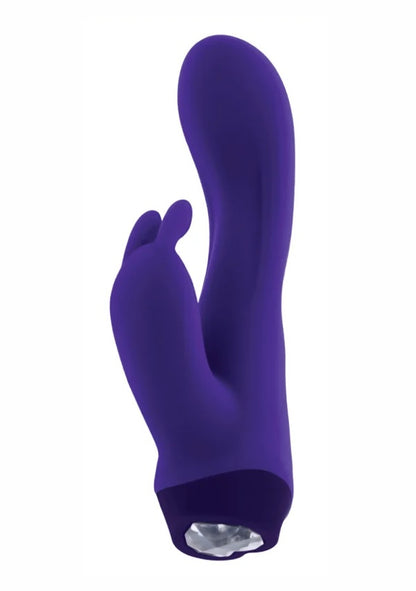 Selopa Plum Job Rechargeable Vibrating Dual Stimulator Vibrator Silicone Purple