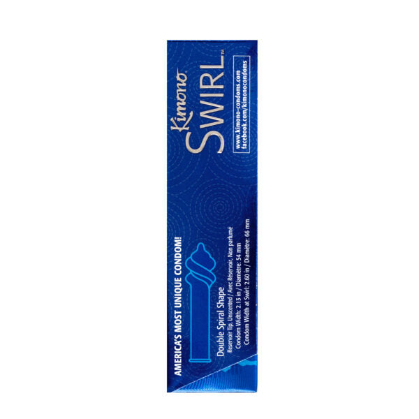 Kimono Swirl Condom - Pack Of 12