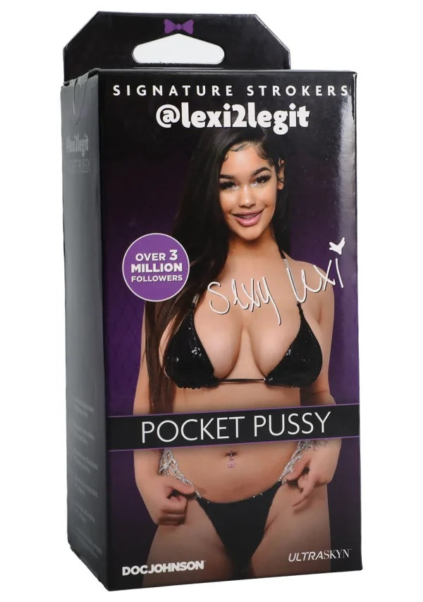 Signature Strokers Girls Of Social Media @lexi2legit Ultraskyn Pocket Pussy