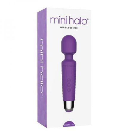 Mini Halo Wireless Wand 20x Silicone Amethyst