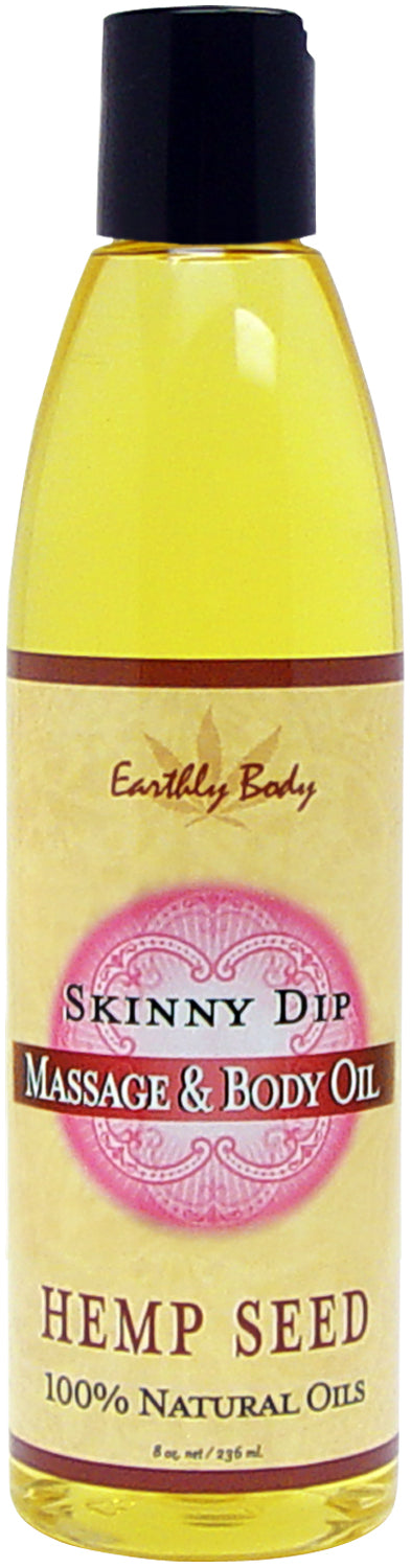 Earthly Body Massage & Body Oil - 8 oz Skinny Dip