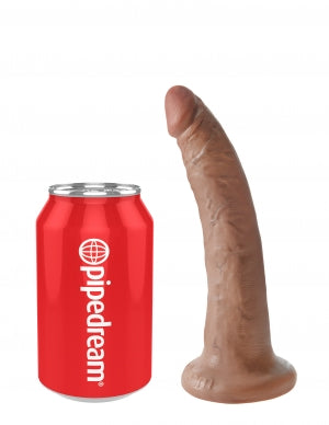 King Cock 7 Inches Realistic Dildo Tan