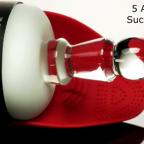 Sucking and Vibrating Masturbator