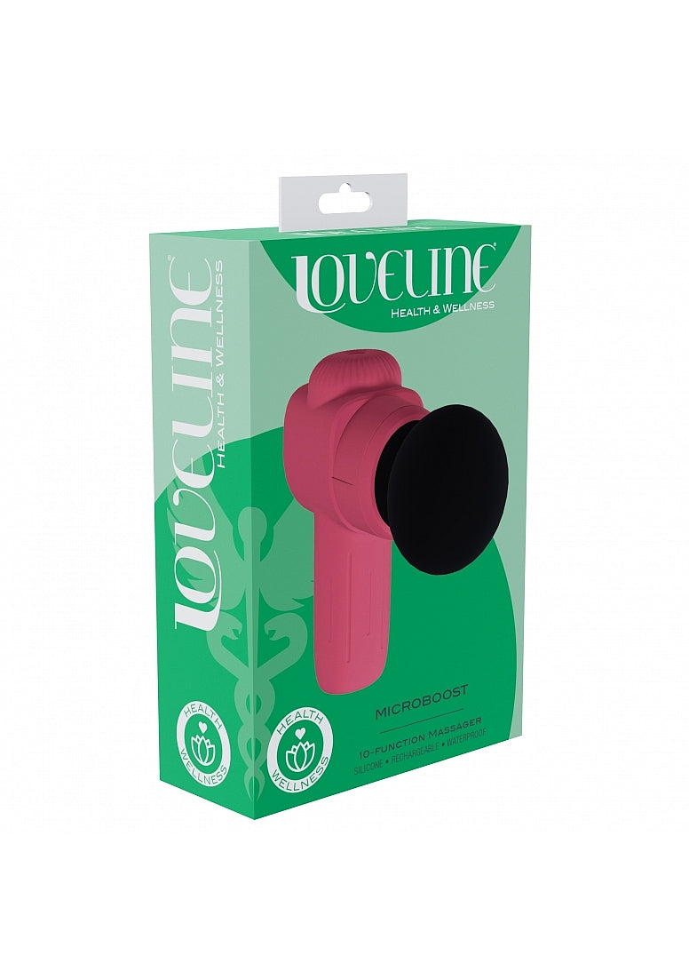 LoveLine MicroBoost Massager Silicone Pink
