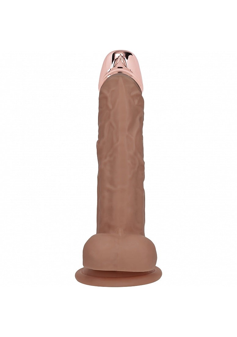 Realrock Wireless Rechargeable Metalhead Regular Straight W/balls Tan
