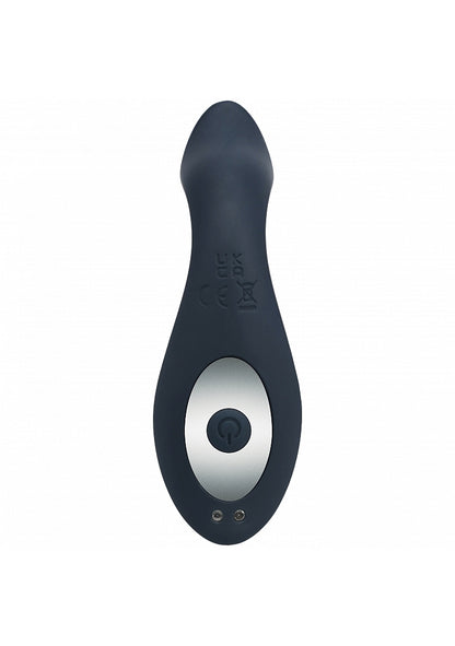 Levelz Vibrating & Rotating Silicone Anal Plug Black