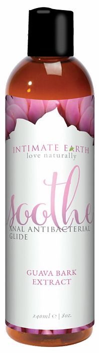 Intimate Earth Soothe Anal Antibacterial Glide 8oz.