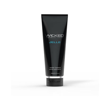 Wicked Jelle Water Based Anal Gel Lube 8oz