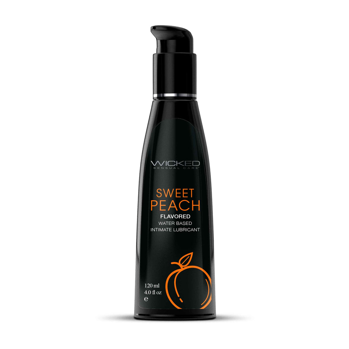 Wicked Aqua Sweet Peach Flavored Lubricant 4oz