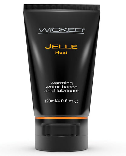 Wicked Jelle Anal Gel Warming Sensation Lubricant 4oz Tube