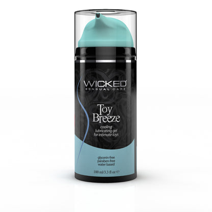 Wicked Toy Breeze Cooling Glyercin-free Gel For Intimate Toys 3.3 Fl Oz/100ml